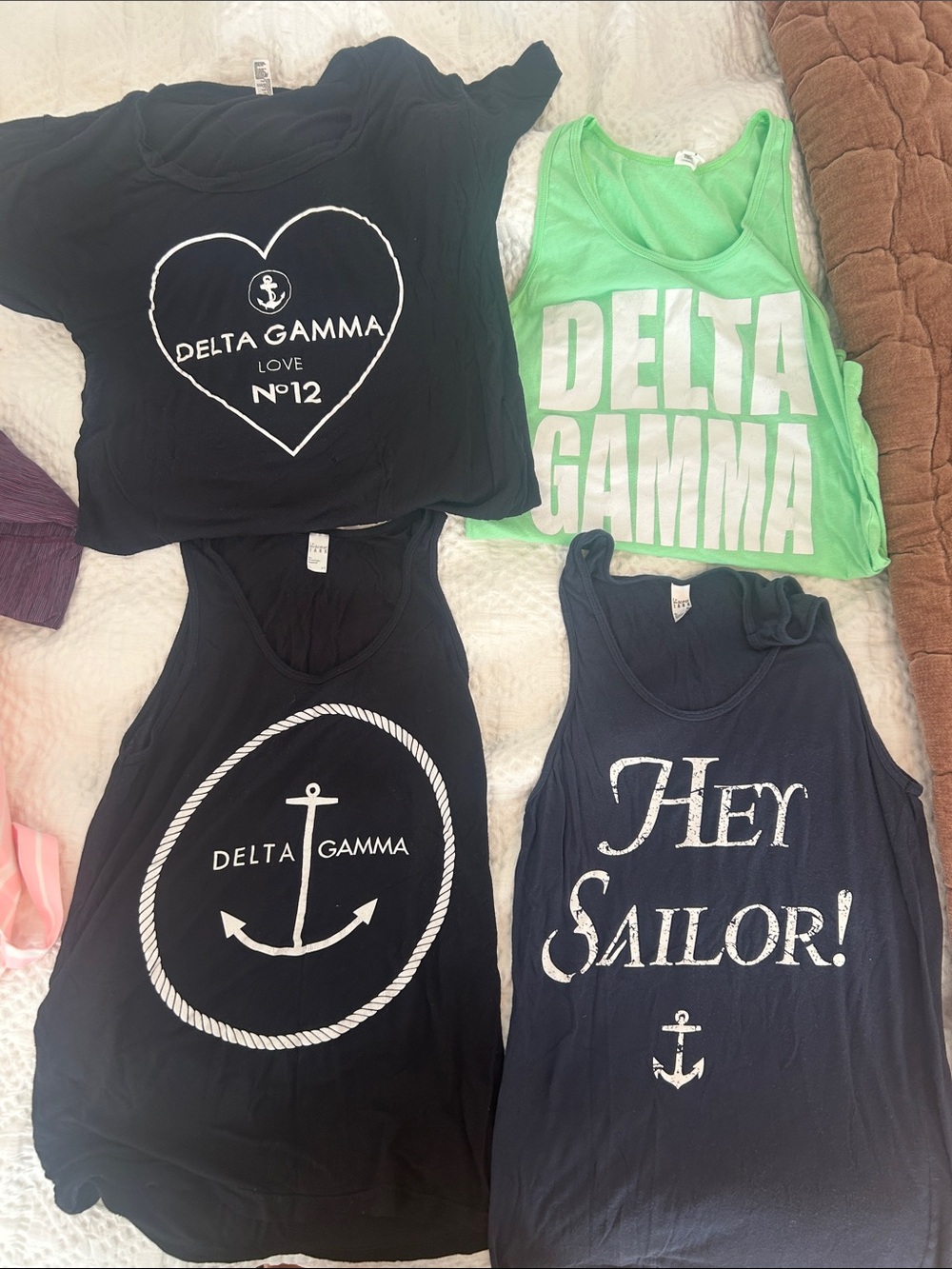 Vintage Delta Gamma Tank Tops USC